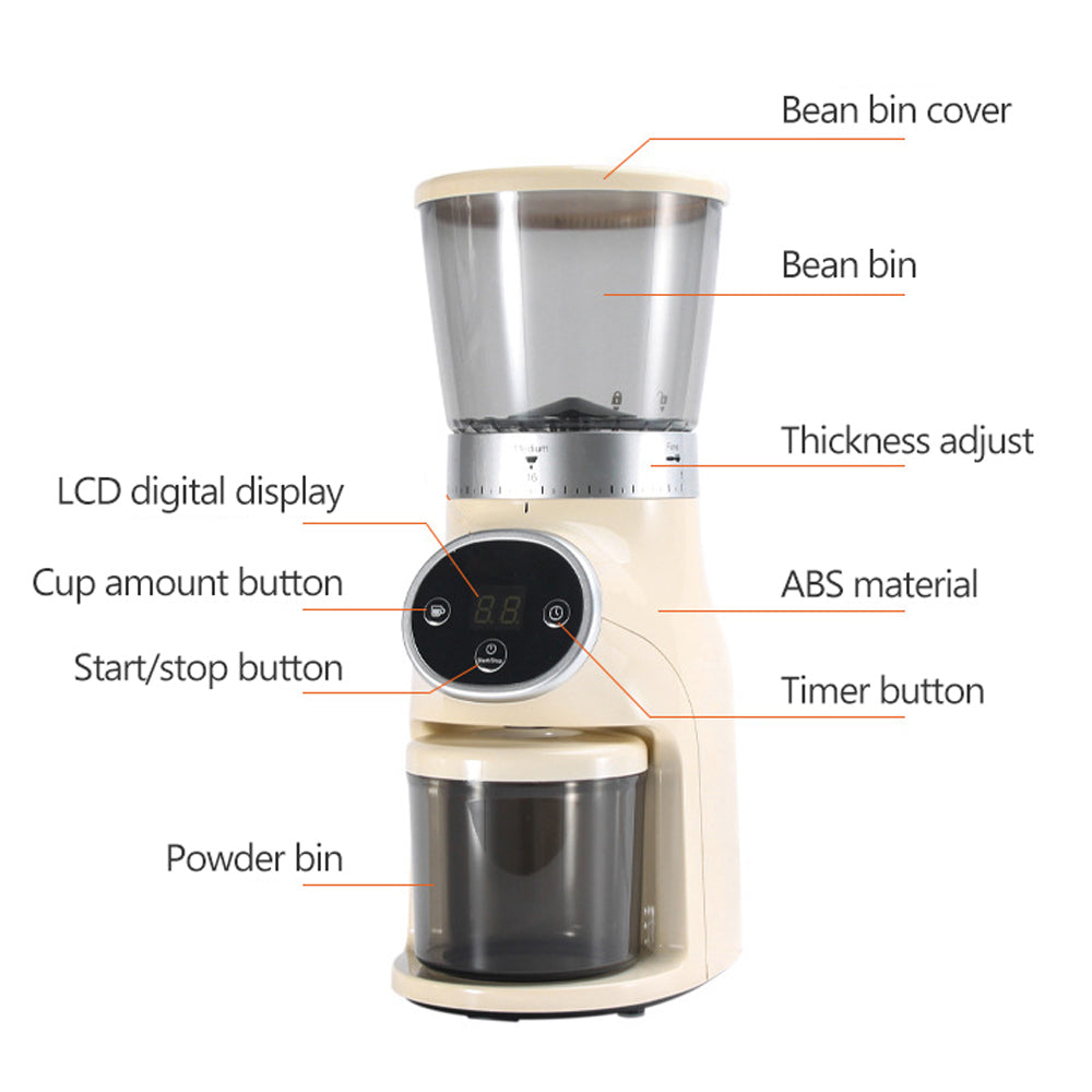 Electric Burr Coffee Grinder with 31 Grind Settings - China Digital Display Coffee  Grinder and Conical Burr Coffee Grinder price