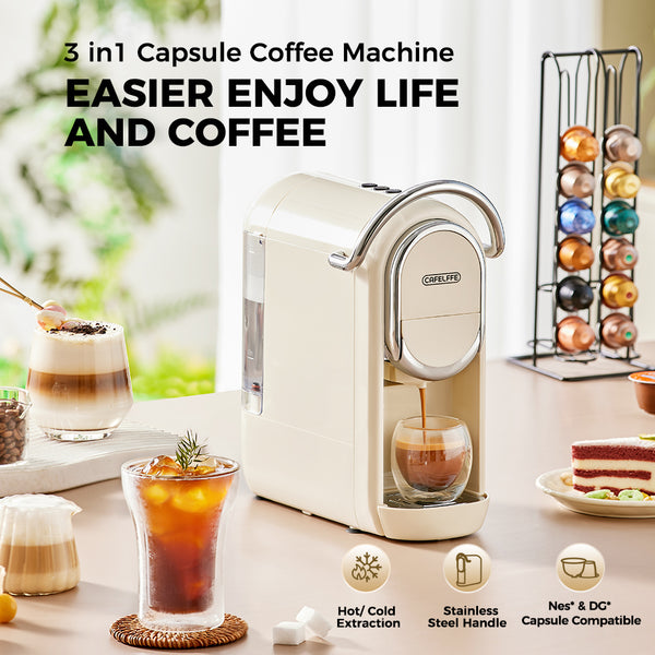 cafelffe コーヒーマシーン Cafelffe-ホットおよびコールドマルチカプセルを備えた3in 1