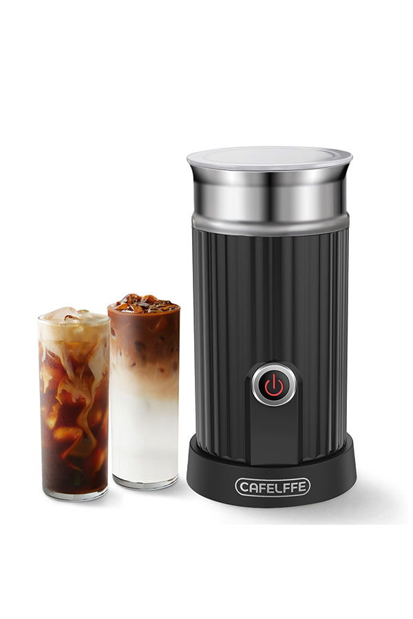 CAFELFFE Hot/Cold Electric Milk Frother MK-201 Black/White
