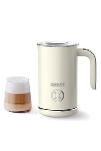 CAFELFFE 4-in-1 Electric Milk Frother MK202 240ml Electric Milk Frother Automatic Hot and Cold Milk Frother Smart Control Electric Milk Heater Perfect for Latte, Coffee, Hot Chocolate and Cappuccino - MK202