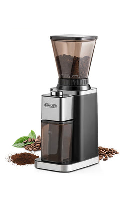 CAFELFFE Conical Electric Coffee Grinder, 48 Adjustable Levels, Grinds 2-12 Cups of Coffee, Anti-static, Suitable for Espresso, Americano, Pour-over, Drip Coffee, and French Press - MK301