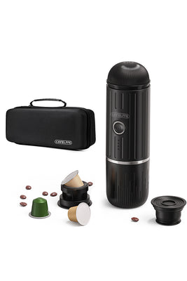 CAFELFFE Portable Espresso Machine - 2-in-1 Coffee Maker, 7500mAh Battery, Travel-Friendly with Carrying Bag Suitable for hiking, traveling, outdoor camping-MK502