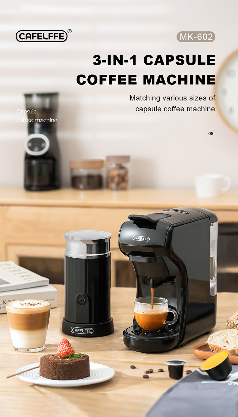 Cafelffe 3-in-1 Hot Cold Capsule Coffee Machine MK-602 – Cafelffe