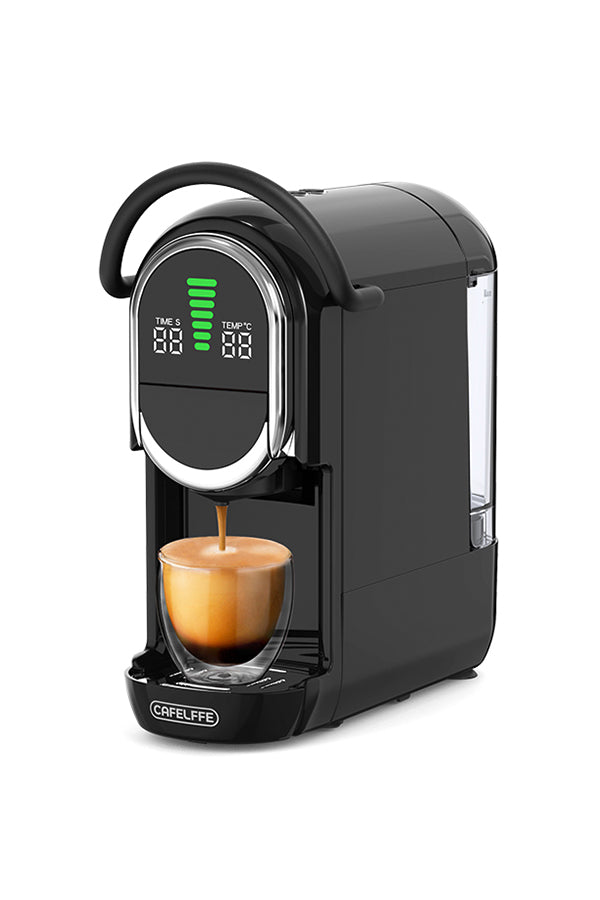 CAFELFFE 4-in-1 Hot/Cold Capsule Coffee Machine MK609S Black