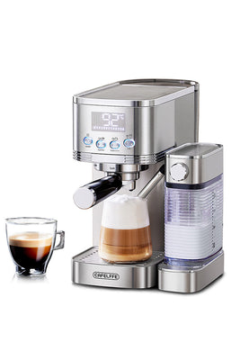 CAFELFFE Fully Automatic Coffee Machine with Temperature Control and Automatic Milk Foaming, Multifunctional Coffee Machine, Suitable for Home and Office, Birthday Gift, New Year Gift.