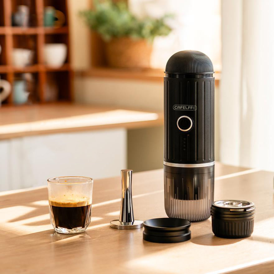 CAFELFFE 2-in-1 Hot/Cold Portable Espresso Coffee Machine MK502 With Bag
