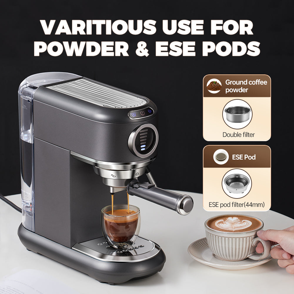 CAFELFFE Semi-automatic Espresso Coffee Machine MK601F Grey