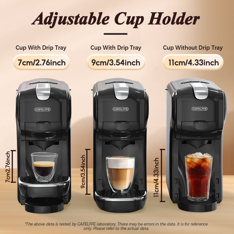 CAFELFFE 3-in-1 Ho/tCold Capsule Coffee Machine MK611 Black